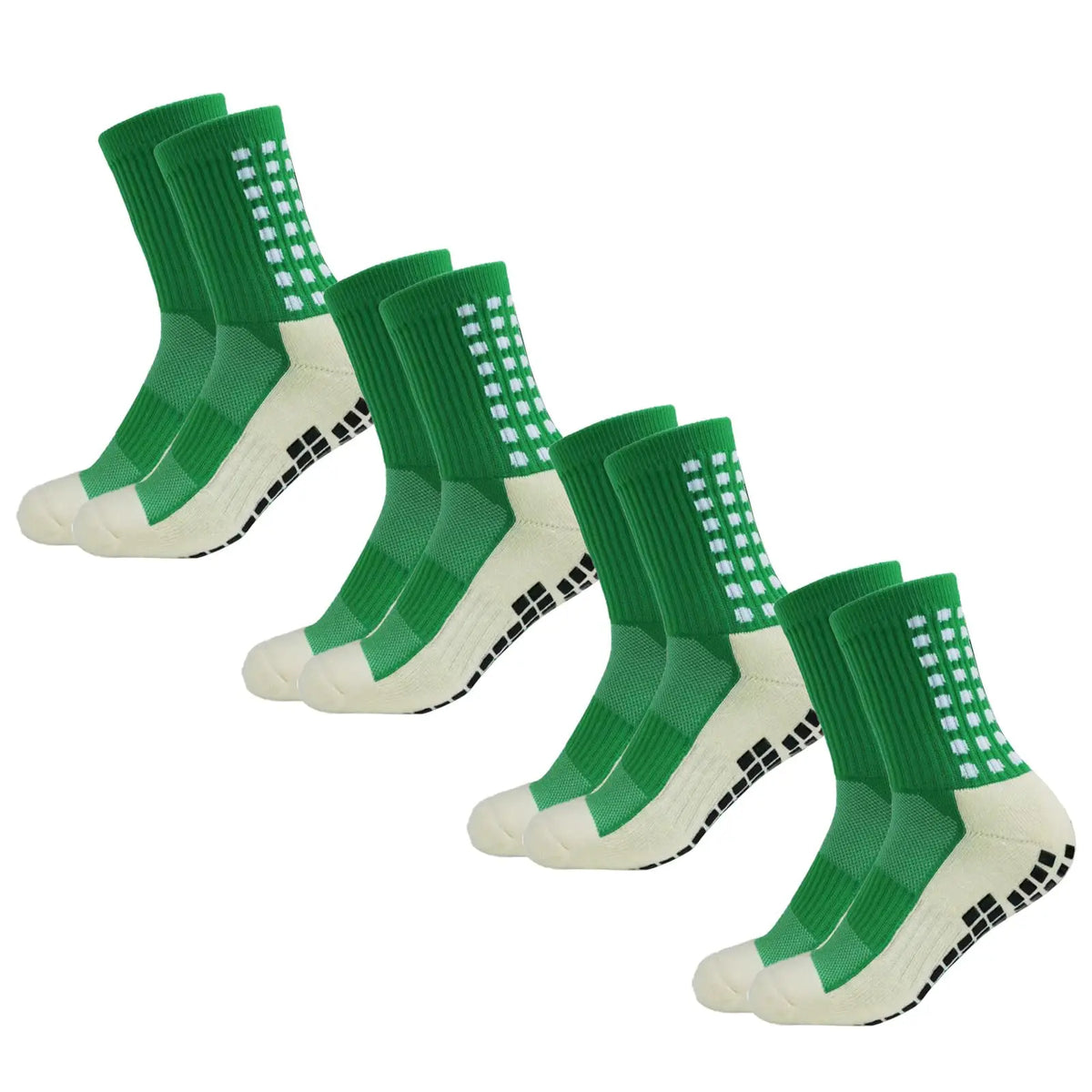 4 Pack Men s Anti Slip Soccer Socks